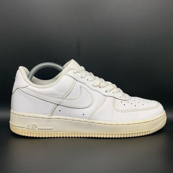 Nike Air Force 1 \'07 Low Triple White Shoes 315122-111 Men\'s Sz 8 Women\'s Sz 9.5 main image 6